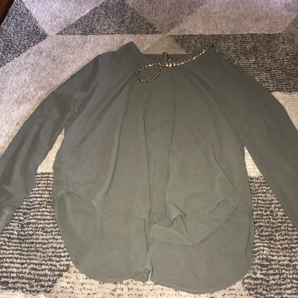 Olive green shirt
